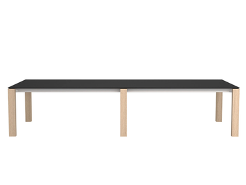 EXTRA CONFERENCE TABLE ME01333 - Rectangular aluminium and wood meeting table by Andreu World - view 2